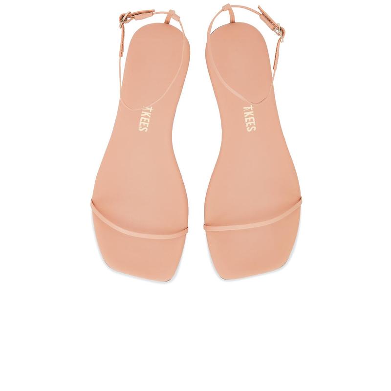 TKEES Square Toe Twiggy Sandal in Sable
