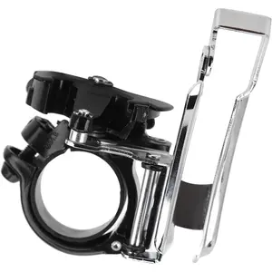 Bike Front Derailleur, Aluminium Alloy Mountain Bike Front Derailleur MTB Front Derailleur 7/8/9 Speed Bicycle Front Derailleur Shifter Cycling Accessory
