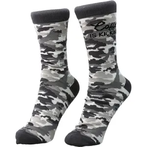 Coffee S-M Cotton Blend Sock