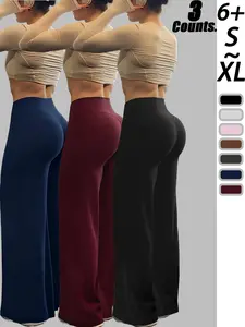 Women's High Waist Wide Leg Pants, Quick-Dry Comfortable Flare Pants, Suitable for Fitness Exercise Outdoor Sports, Fashion All Seasons