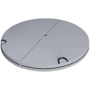 Multifunctional grey foldable exercise padding mat stable cushion support suitable for yoga pilates and various floor fitness activities