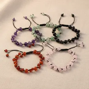 Natural Gemstone Bracelets - Handcrafted Shambala Design