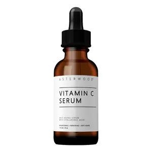 Vitamin C Face Serum with Hyaluronic Acid | Brightening, Hydrating, Dark Spot Corrector & Collagen Boosting Anti-Aging Serum | Fragrance-Free | 1 Fl Oz