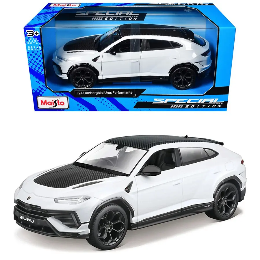 Maisto 1:24 Lamborghini Urus Performante White Diecast Model Car