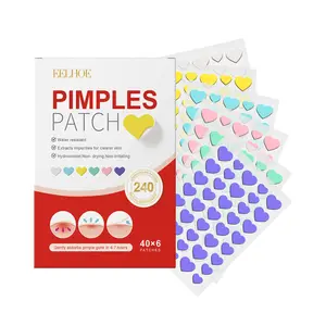 240 PCS Pimple Patches for Face, Hydrocolloid Acne Patches, Cute Round Shape Zit Covers, Salicylic Acid Acne Patch, Gently Cleanses Facial Skin And Moisturizes Acne Skin Portable Care Patch