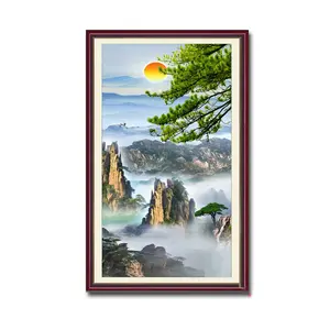 Sunrise Over Misty Mountains decor livingroom, house