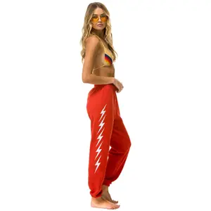 BOLT 5 SWEATPANTS - NEON RED