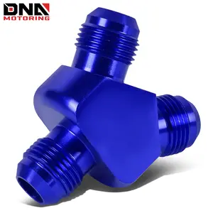 12-AN Male Flare Y-Block Adapter Coupler-2X 12AN ANodize Aluminum Fitting