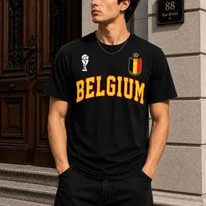 Comfort Colors Belgium Football Fan Shirt, French National Team Football Tee, Belgium Football Gift Shirt