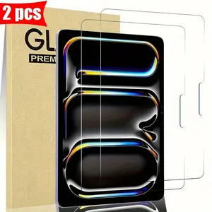 2-Pack Tempered Glass Screen Protector for iPad Pro 11 11.0-Inch M4 A2836 A2837 A3006, Anti-Fingerprint, Shockproof, Protection