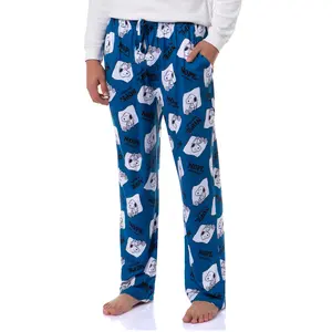 Peanuts Adult Snoopy Nope Not Today Tossed Print Sleep Pajama Pants For Men Women