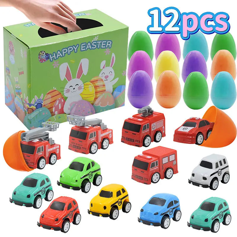 12 pcs car Easter eggs