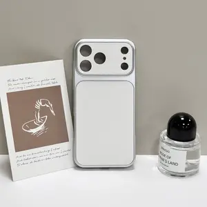 Minimalist Plain White Phone Case, Luxury Matte Leather Texture Shockproof Protective Cover, Slim Non-Slip Drop Proof Phone Shell For iPhone 11 12 13 14 15 16 E 17 Pro Max Plus Air