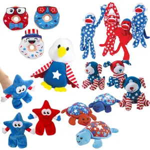 Bulk 72 Pc. Patriotic Party Animals Plush Giveaway Kit Assortment