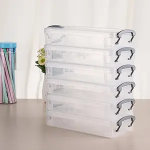 Large Capacity Pencil Case, Office Supplies Storage Box, Paintbrush and Pencil Storage, Watercolour Pencil Container, Painting Tools