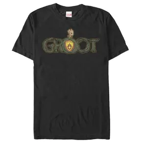 Men's Marvel Guardians of the Galaxy Groot Logo T-Shirt