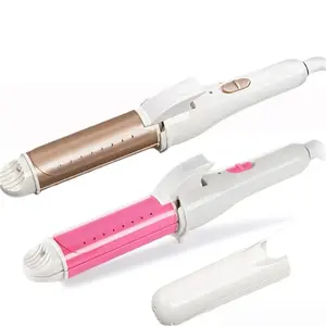 3 In 1 Gold Ceramic Hair Curling Iron Hair Curler Professional Hair Styling Tools Hair Straightener Heated Roller Multifunction