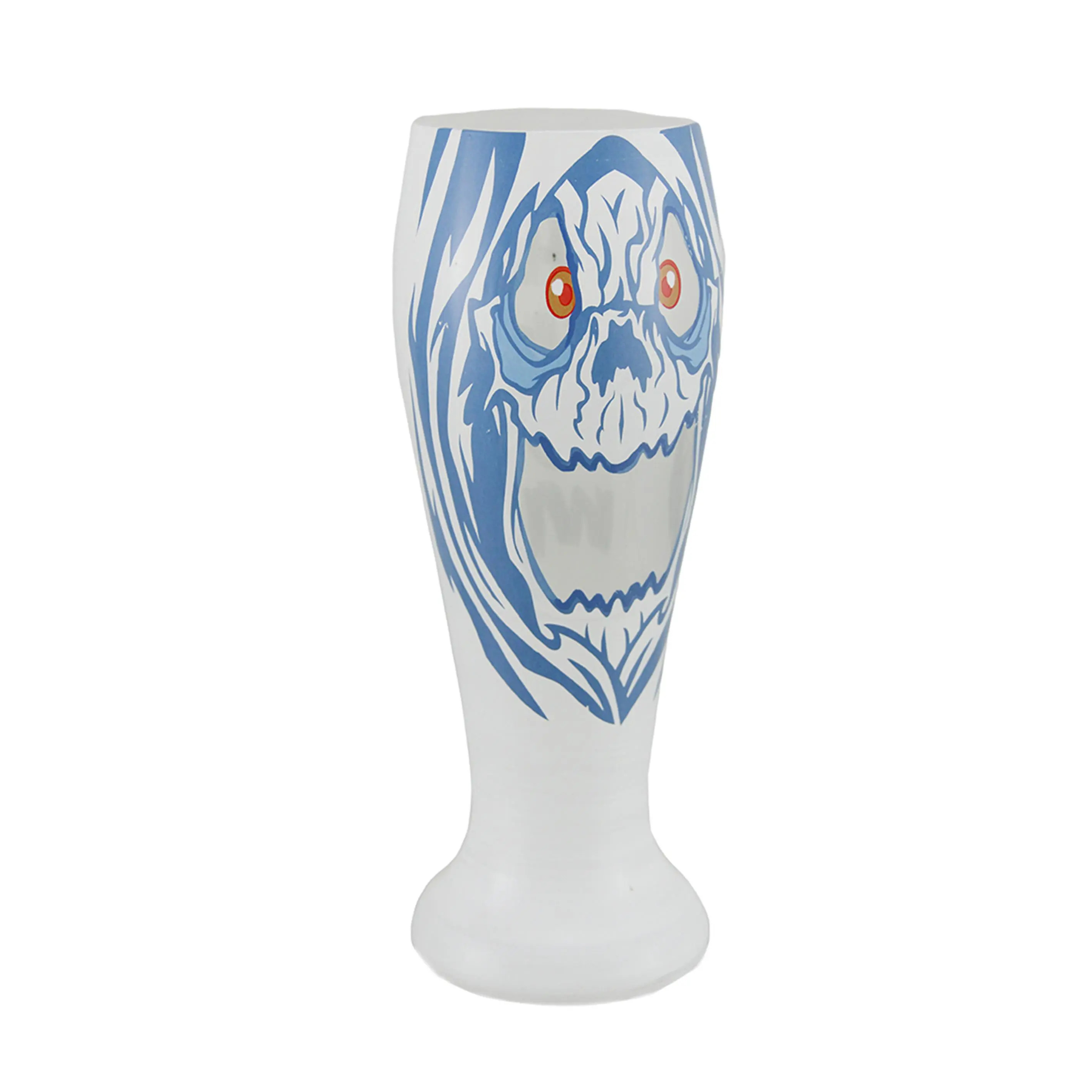 Three Sheets Hand Painted Ghost Pilsner Glass