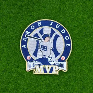 Aaron Judge MVP Embroidered Iron-on Patch -3.5"