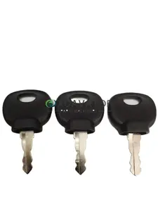 3PCS 14607 IGNITION KEY PLANT APPLICATIONS for JCB3CX BOMAG HATZ MANITOU TRACTOR 14707 14603