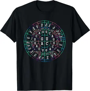 Genetic Code Biology Unisex T-Shirt Cotton Menswear Man Classic