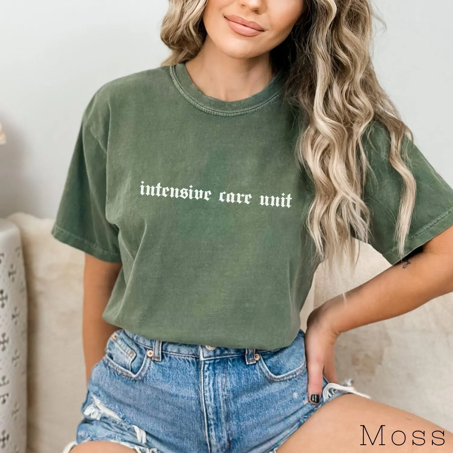 Comfort colors Intensive Care Unit Shirt For Icu Nurse Gift Shirt Icu Nursing Shirt Intensive Care Nurse Shirts Icu Doctor TShirt Best Seller HalloIcu