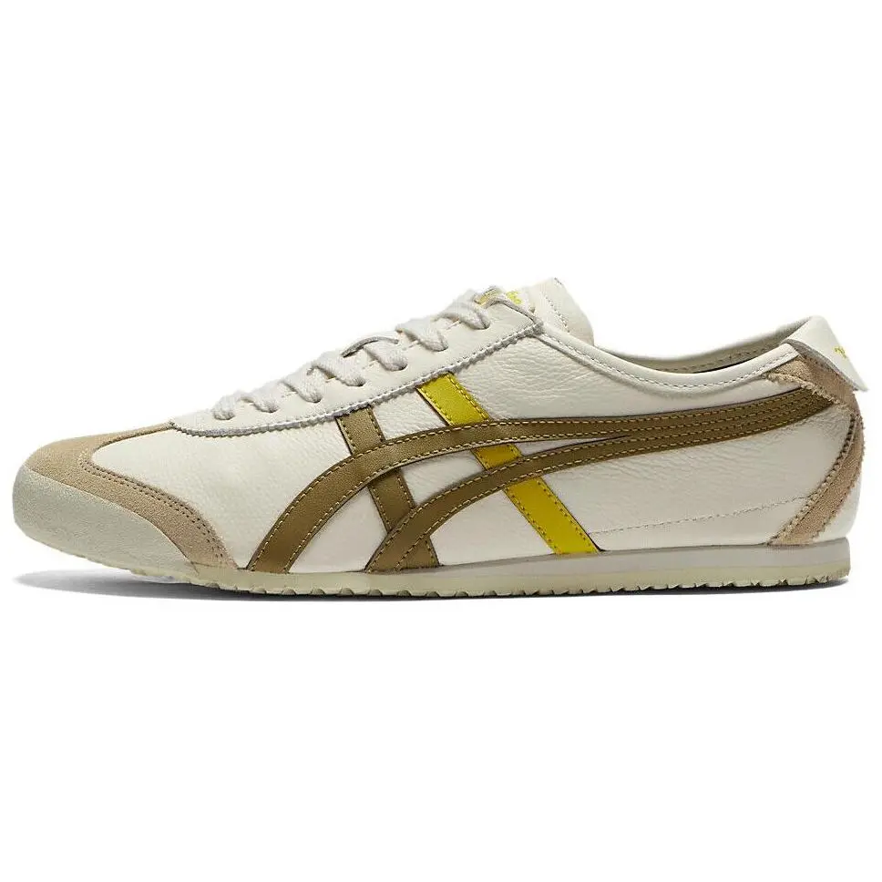 Onitsuka Tiger Mexico 66 Cream Rover Versatile Comfort Low Top Sneakers Unisex Brown 1183A201-124