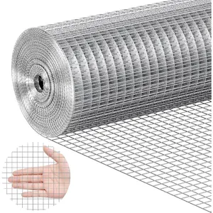 VEVOR Hardware Cloth, 1/2 inch 24inx 50 ft 19 Gauge, Hot Dipped Galvanized Wire Mesh Roll, Chicken Wire Fencing, Wire Mesh for Rabbit Cages, Garden, Small RodentsVEVOR Super Brand Day