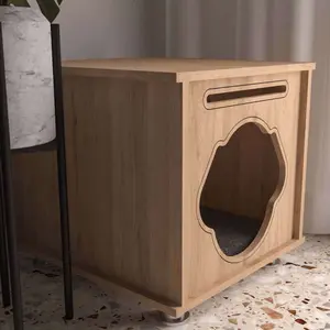 Luxury Foxie Modern Dog House w/ Bed Mattress