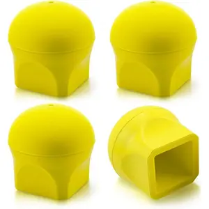 Ladder Stabilizer Bumpers Fit for Werner Extension Ladder Stabilizer Pads, Ladder Standoff Rubber End Caps Replacement Non-Slip Ladder Stabilizer Rubber Feet - Improving Stability and Safety - 4 Pack