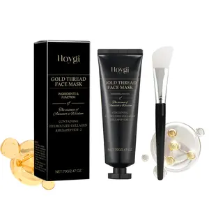 Hoygi 24k Gold Nourishing Hydrating Face Mask , Hydrating And Cleansing Pores With Facial Mask hydrating  face Skincare Applicator Comfort Moisturizer