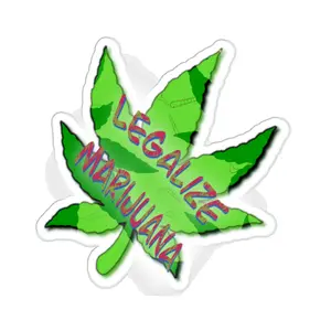 Legalize Marijuana Decorative Sticker - 100% Vinyl with 3M Glue