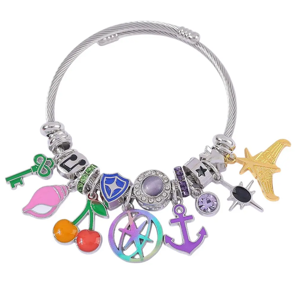 KPop KATSEYE Inspired Charm Bracelet for Women, Beaded Friendship Bracelet, Adjustable Bracelet Gift for Fans
