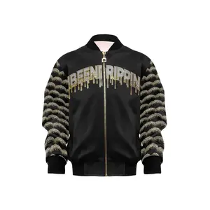 iBeenDrippin' Bomber Jacket with Pockets (Exclusive) Youth