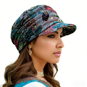 Gray Twisted Brim Baseball Cap for Men & Women​ – Adjustable Strap, Soft Cotton Fabric, Curved Visor Design, Perfect for Casual, Sports & Outdoor Wear