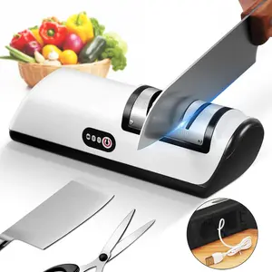 Electric Knife Sharpener, Efficient Blade Sharpening Tool, Durable Design for Home & Professional Use, Easy-To-Use Kitchen Accessory