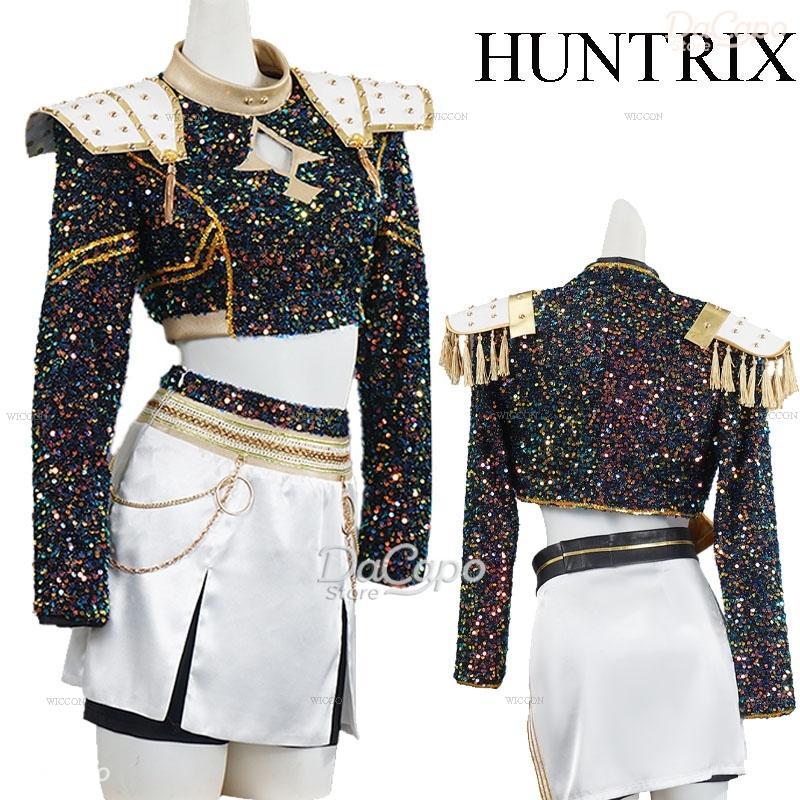 Huntrix Cosplay K-Pop Mira Rumi Zoey Demon Hunters 2Style Sequined Coat ...