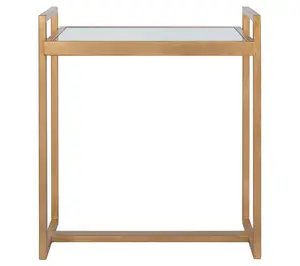Safavieh Noland Mirror Top Gold Accent Table