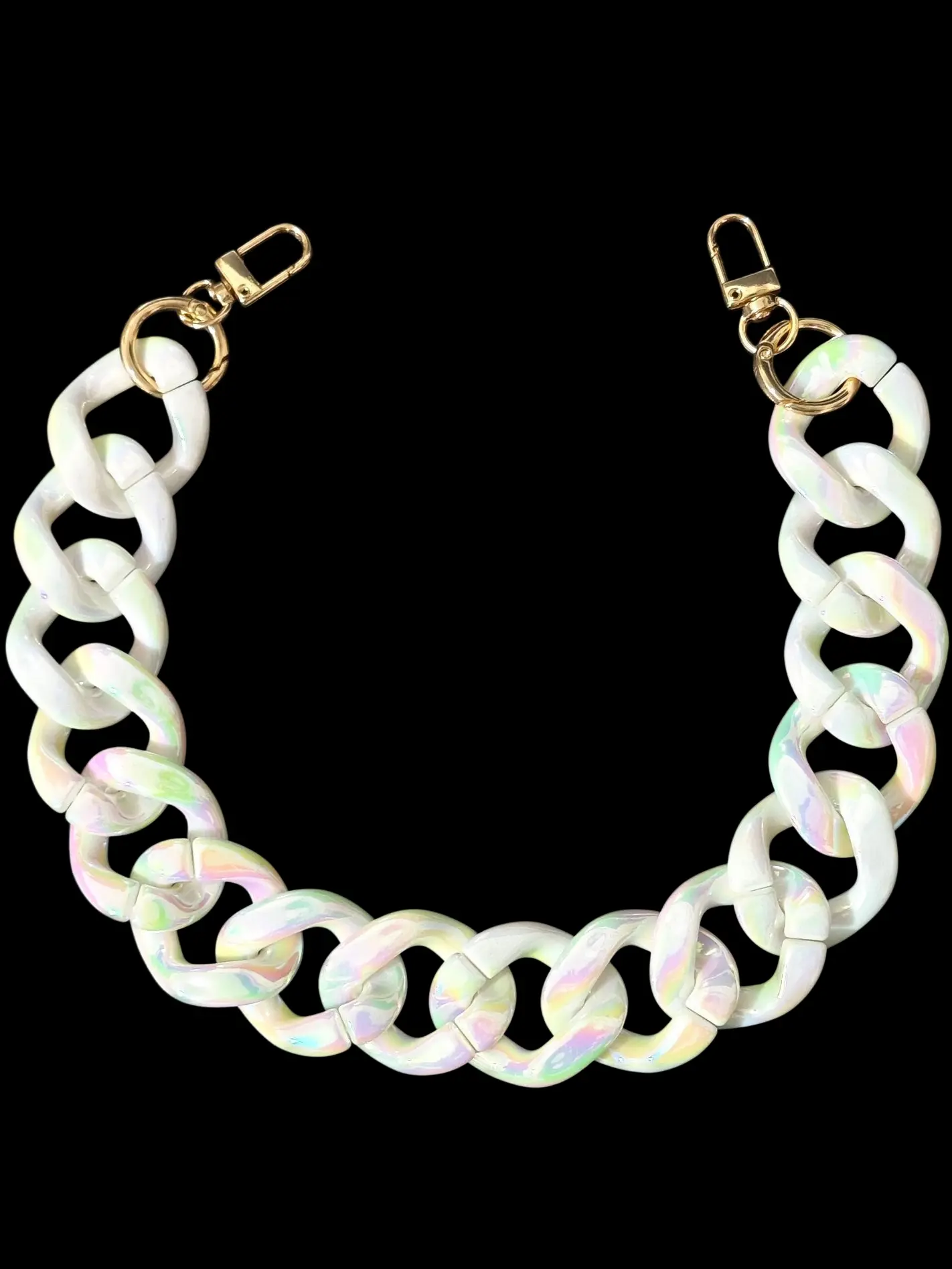 Acrylic Bag Chain, Bag Chains for Handbags, Bag Decorative Chain, Bag Extender Chain, Durable Fashion Handbag Accessory, Travel Accessory, Purse Accessories, Adjustable Strap, Perfect for Daily Use, Ideal Gift for Fashion Lovers