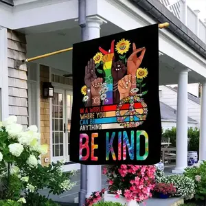 Peace Flag - In This House We Support Equality Flag,  Black History Flag, Women Rights Flag - Garden Flag