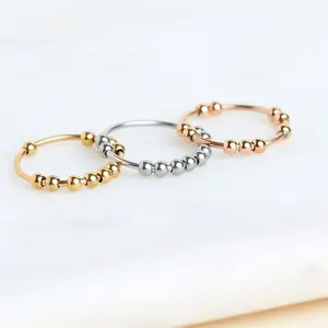 Anxiety Fidget Spinner Ring