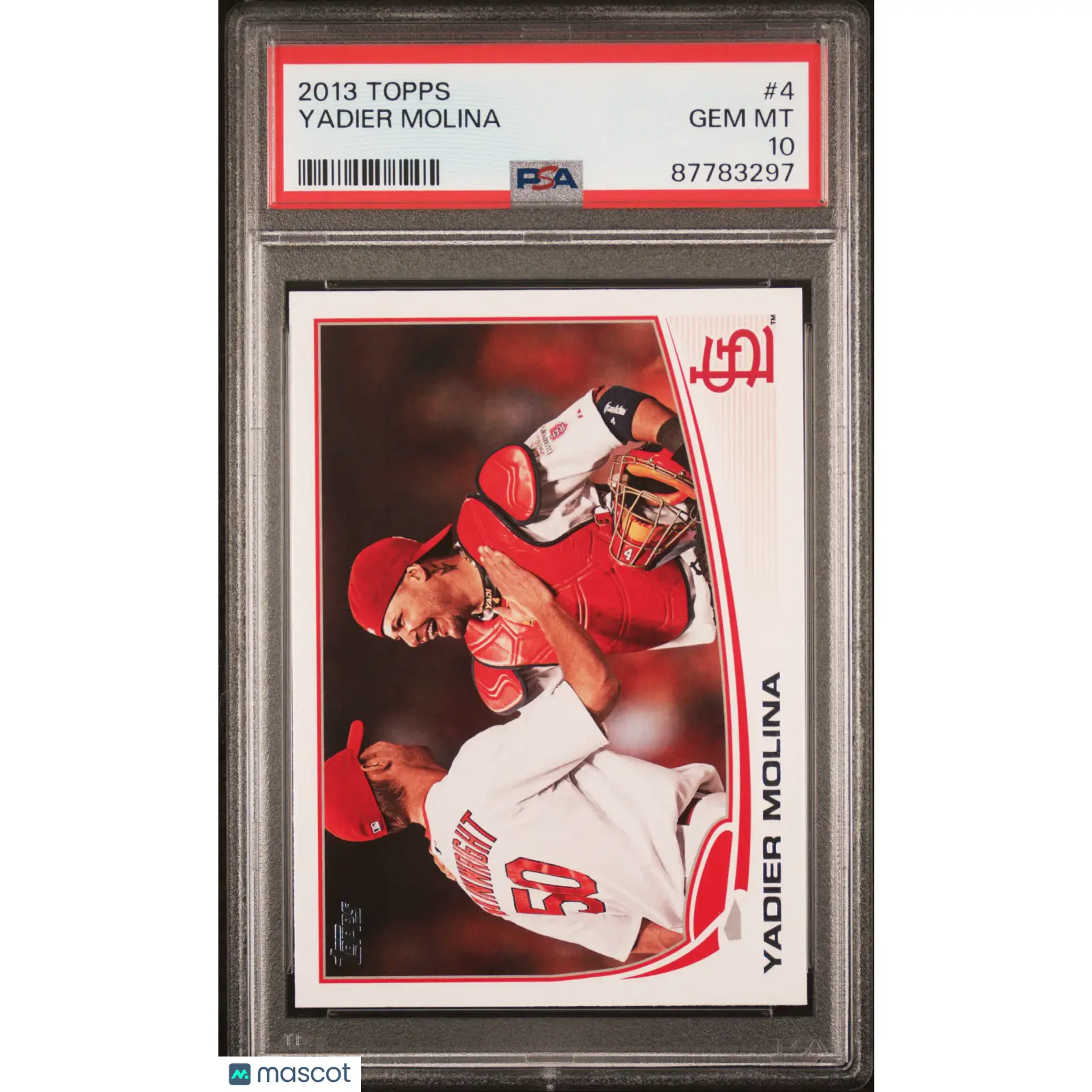 Yadier Molina PSA 2013 Topps Baseball #4 10 87783297
