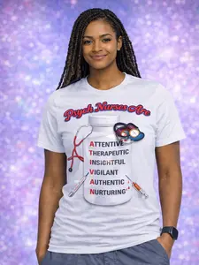 Psych Nurses Are A.T.I.V.A.N. Shirt | ROTG Signature Collection.  Where Nursing Meets Creativity.