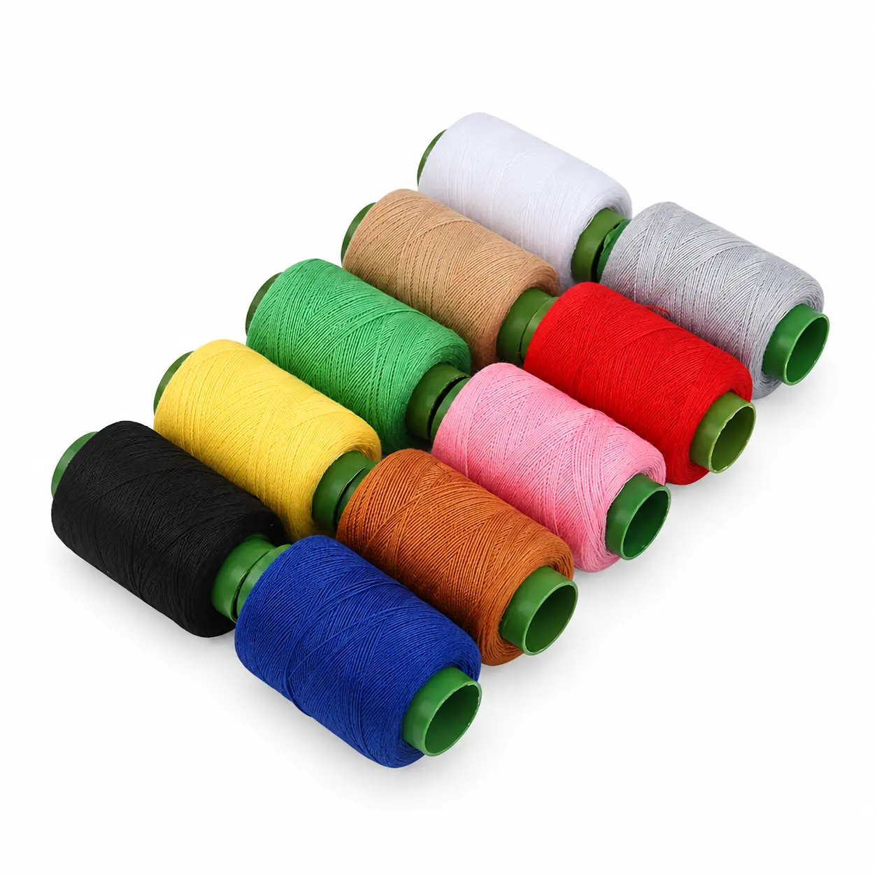 10PCS Colorful Sewing Thread Set, Assorted Color Thread Spools for Hand Sewing, Mending, Embroidery, Clothing Repair, DIY Crafts & Home Sewing Supplies