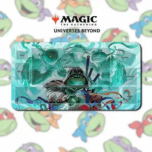 Playmat Last Ronin - MTG x TMNT, Universes Beyond, Ninja Turtle MTG, Desk Mat Gaming Mouse Pad