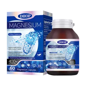 DHOP Magnesium Capsules - Healthcare Supplement for Nerve, Muscle Support
