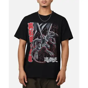 73Studio X Yu-Gi-Oh! Red Eyes Vintage T-Shirt Black