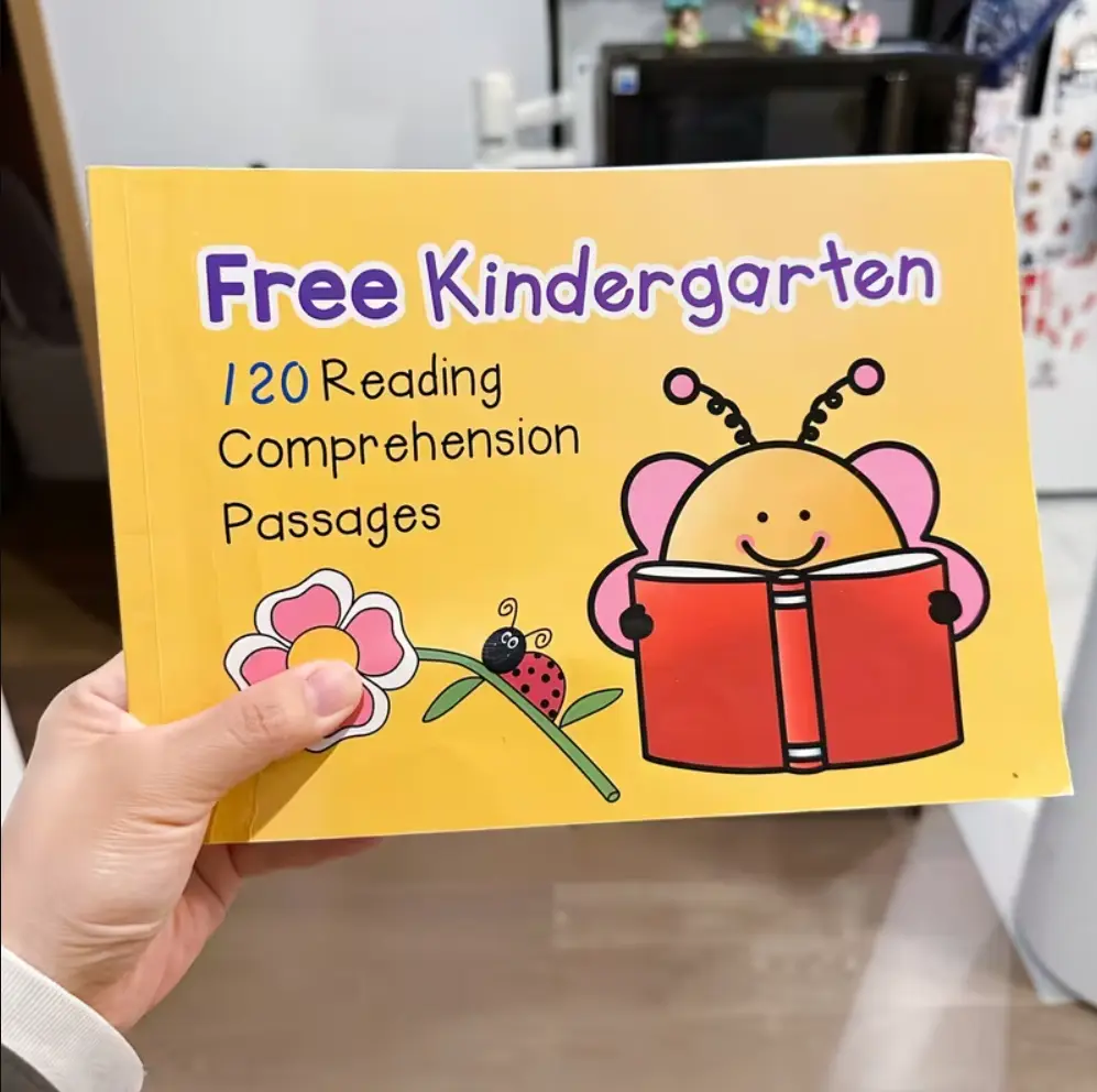 Reading Comprehension Workbook with 120 Introductory English Reading Exercises for Young Learners