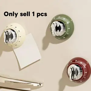 Elegant Vintage Kitchen Timer with Magnetic Attachment, 60-Minute Countdown & Audible Alarm, Ideal for Cooking, Office Tasks, Study Sessions, Kitchen Gadgets, Kitchen Egg Timer