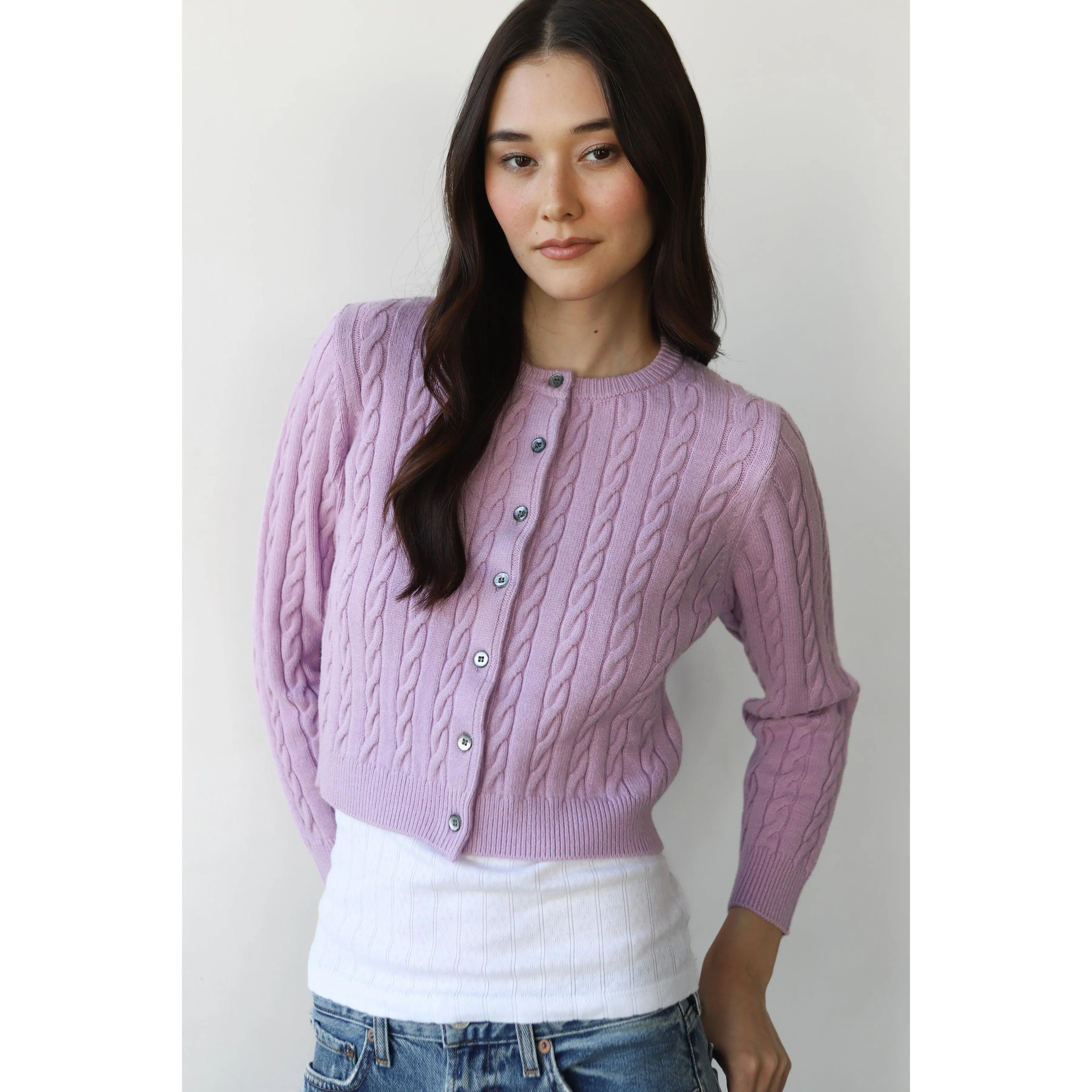 Valerie Cardigan - Lavender